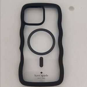 kate spade Clear Black MagSafe-Compatible Phone Case